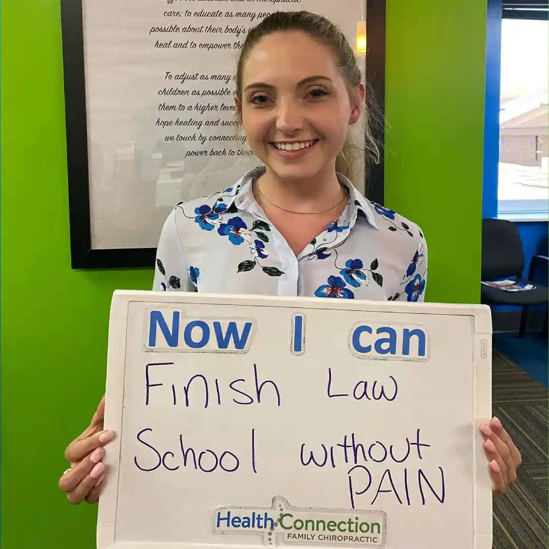 Happy chiropractic patient smiling